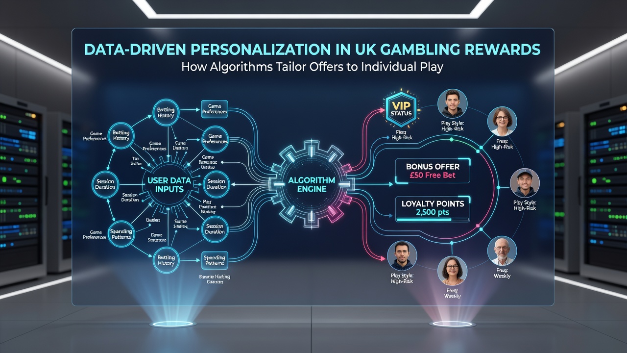 Dashboard screenshot displaying segmented player groups and corresponding reward configurations generated by personalization algorithms