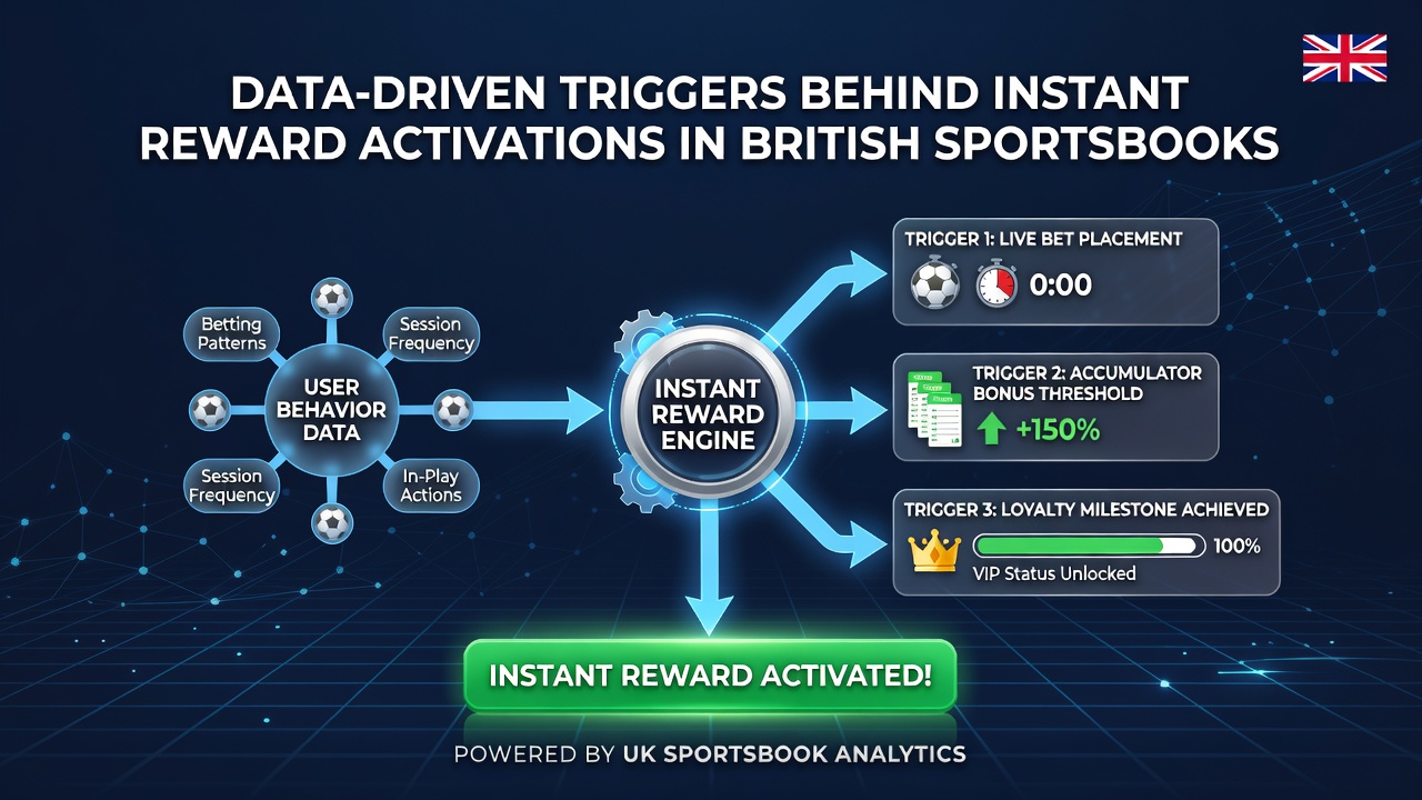 Analytics dashboard showing real-time betting data patterns used by UK sportsbooks for reward activation