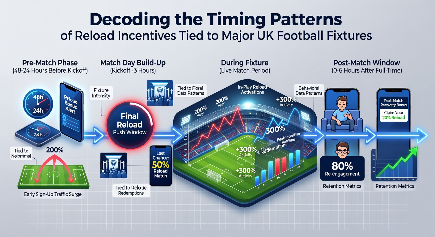 Breakdown of deposit-match activation times relative to kickoff across key UK football events