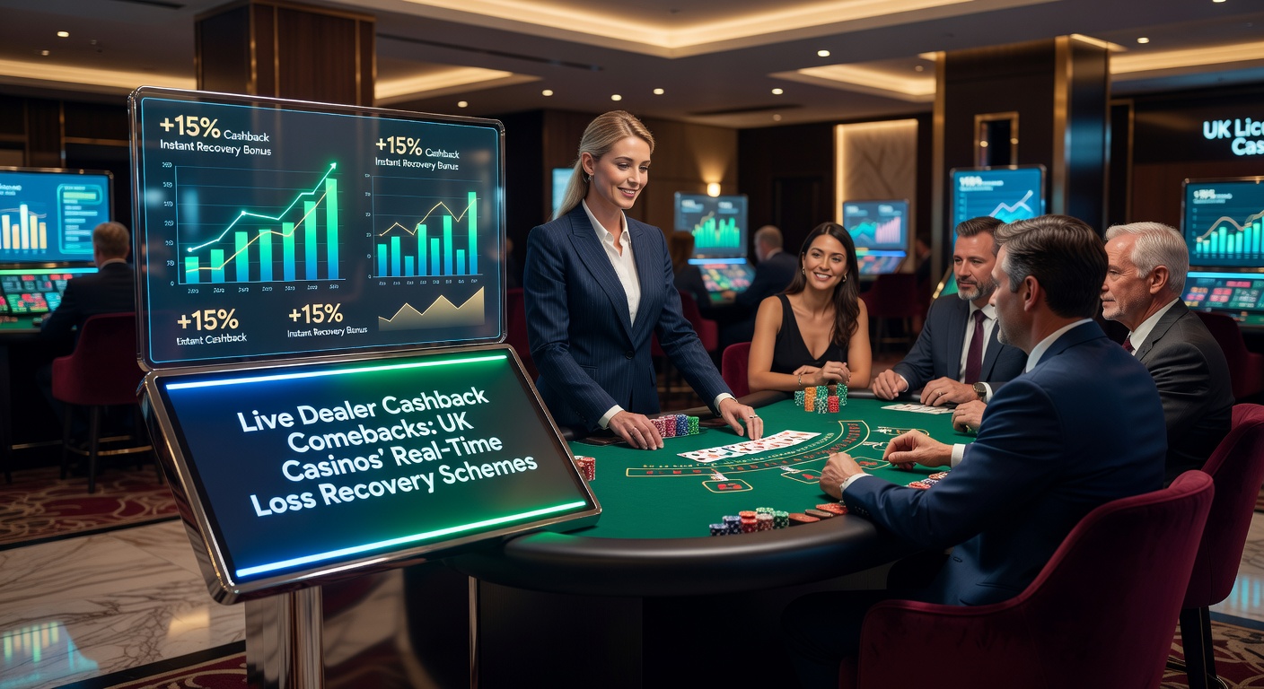 Close-up of a mobile screen showing a live roulette wheel spinning alongside a cashback progress bar filling up in real time, demonstrating loss recovery during play